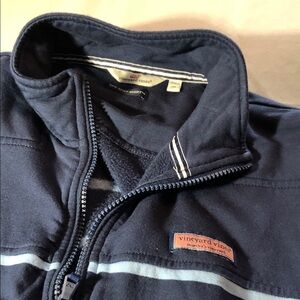 Vineyard Vines Dark Blue Fleece Quarter-Zip